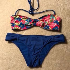 hollister floral bikini